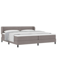 Letto a molle con materasso Talpa 200 x 200 cm Tessuto 2