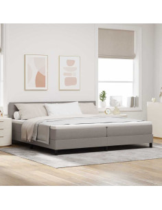 Letto a molle con materasso con led Talpa 200 x 200 cm Tessuto