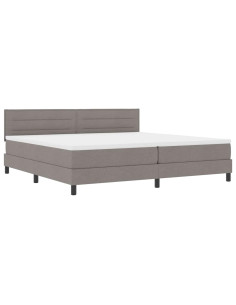 Letto a molle con materasso con led Talpa 200 x 200 cm Tessuto 2