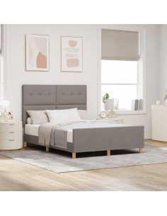 Struttura del letto con testiera Talpa 140 x 200 cm Tessuto