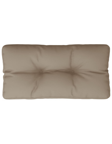 Cuscino per Pallet Tortora 80x40x12 cm in Tessuto