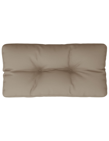 Cuscino per Pallet Tortora 80x40x12 cm in Tessuto