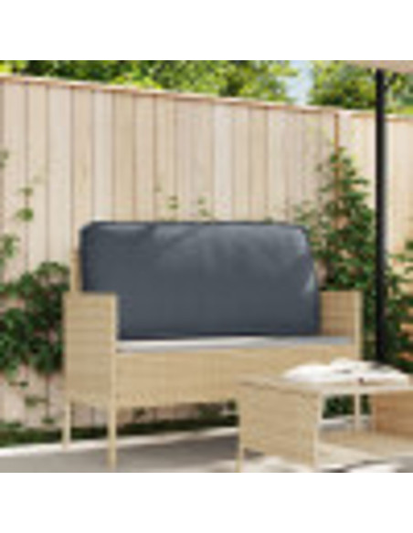 Cuscino Antracite 120 x 40 x 12 cm Tessuto Oxford