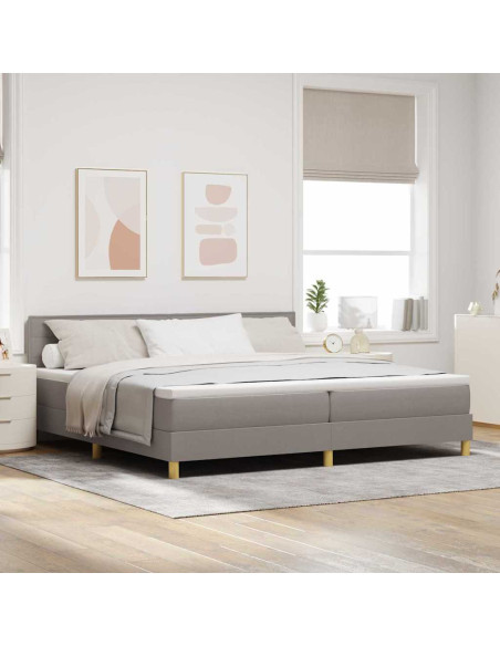 Letto a molle con materasso Talpa 200 x 200 cm Tessuto