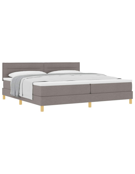 Letto a molle con materasso Talpa 200 x 200 cm Tessuto