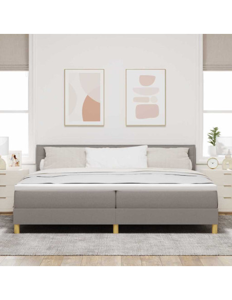 Letto a molle con materasso Talpa 200 x 200 cm Tessuto