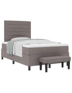 Letto a molle con materasso Talpa 120 x 200 cm Tessuto 2