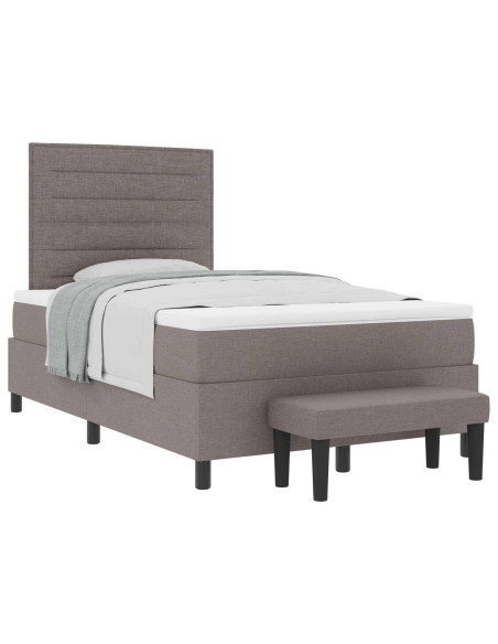 Letto a molle con materasso Talpa 120 x 200 cm Tessuto