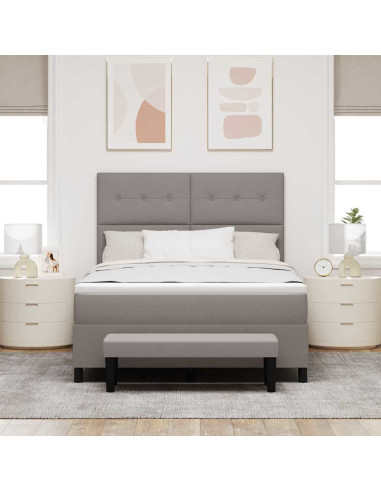 Letto a molle con materasso Talpa 140 x 190 cm Tessuto