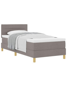 Letto a molle con materasso Talpa 90 x 190 cm Tessuto 2