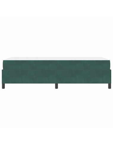 Struttura del letto Verde Scuro 80 x 200 cm Tessuto