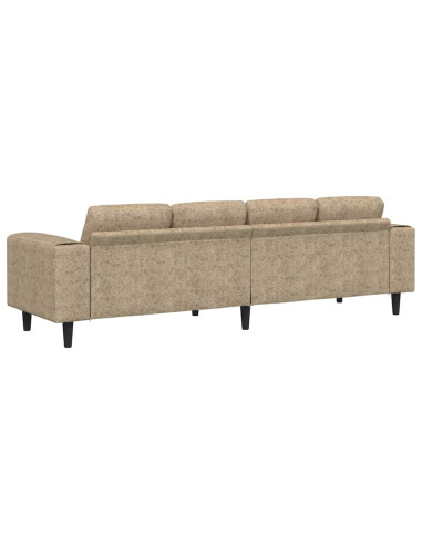 Divano per Soggiorno Grigio chiaro 250 x 77 x 76 cm