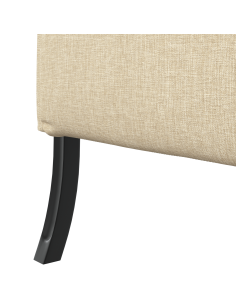 Divano alto 101cm Crema Tessuto