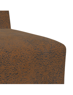 Unità di Divano Modulare Senza Braccioli 3 pcs Marrone