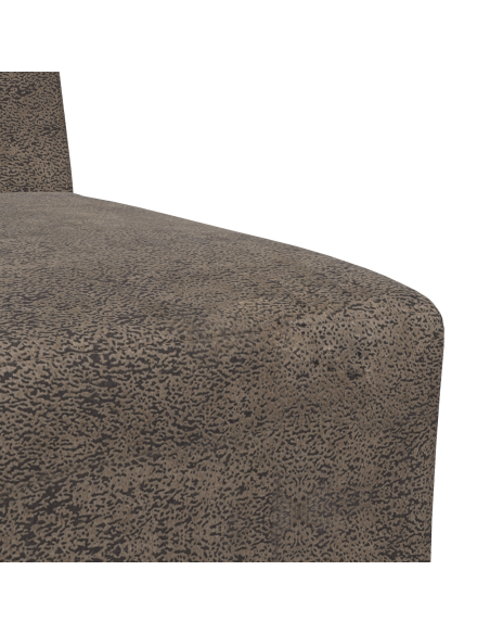 Unità di Divano Modulare Senza Braccioli 3 pcs Grigio scuro