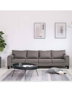 Divano Talpa 4 Posti Tessuto