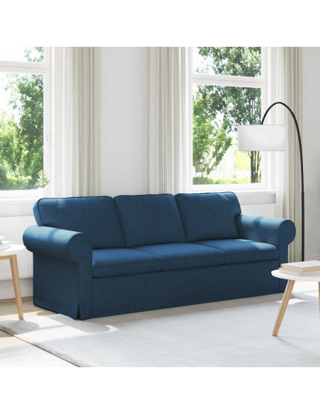 Divano Blu Dimensioni complessive: 215 x 82 x 80 cm (L x P x A)