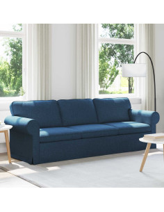 Divano Blu Dimensioni complessive: 245 x 82 x 80 cm (L x P x A)