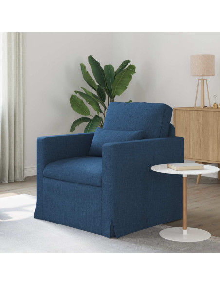 Divano Blu Dimensioni complessive: 78 x 78 x 80 cm (L x P x A)