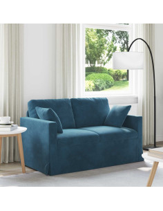 Divano Blu Dimensioni complessive: 138 x 78 x 80 cm (L x P x A)