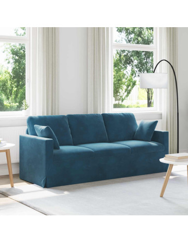 Divano Blu Dimensioni complessive: 198 x 78 x 80 cm (L x P x A)