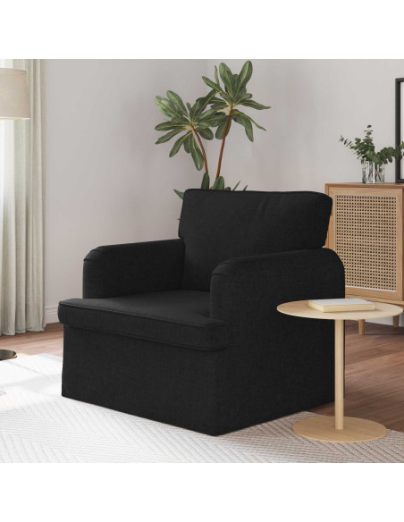 Divano Nero Dimensioni complessive: 84 x 80 x 85 cm (L x P x A)