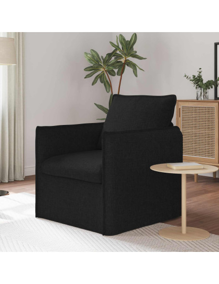 Divano Nero Dimensioni complessive: 75 x 82 x 85 cm (L x P x A)