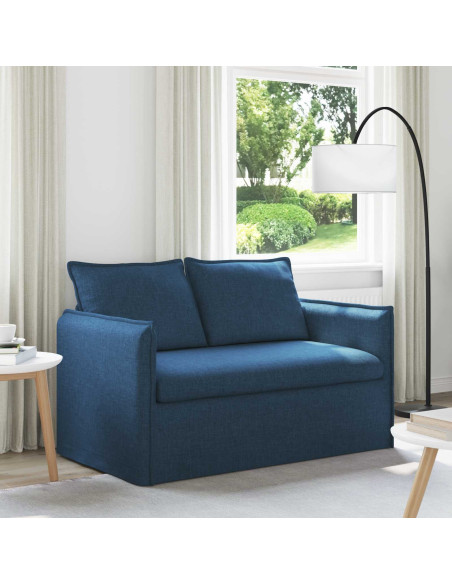 Divano Blu Dimensioni complessive: 136 x 82 x 85 cm (L x P x A)