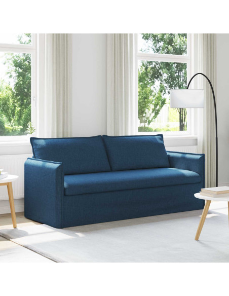 Divano Blu Dimensioni complessive: 196 x 82 x 85 cm (L x P x A)