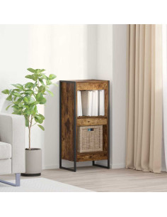 Armadio per Libri Quercia Fumosa 80 x 30 x 155 cm