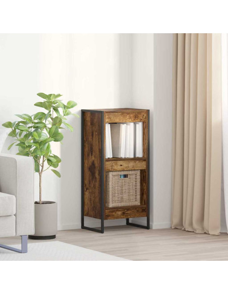 Armadio per Libri Quercia Fumosa 80 x 30 x 155 cm