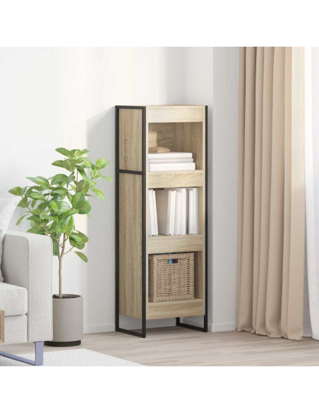 Armadio per Libri Sonoma 80 x 30 x 155 cm Legno multistrato