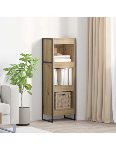 Armadio per Libri Rovere Artigianale 80 x 30 x 155 cm