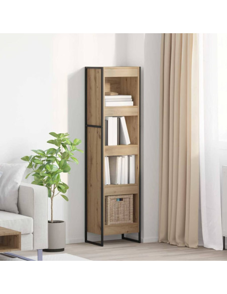 Armadio per Libri Rovere Artigianale 80 x 30 x 155 cm