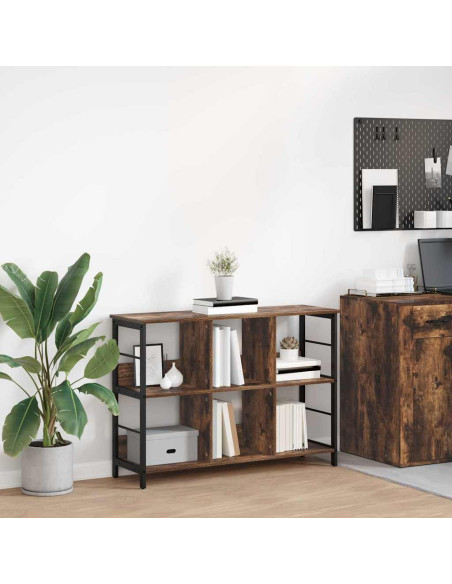 Libreria Rovere fumé 102 x 32 x 72,5 cm Legno multistrato
