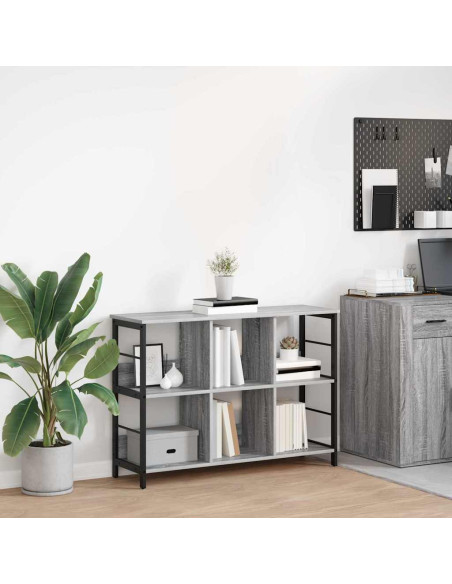 Libreria Grigio Sonoma 102 x 32 x 72,5 cm Legno multistrato