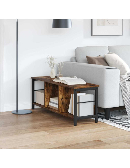 Libreria Rovere fumé 102 x 32 x 40,5 cm Legno multistrato