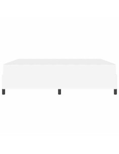 Struttura del letto con materasso Bianco 180 x 200 cm Tessuto