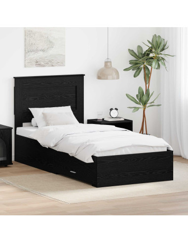 Struttura del letto con cassetto con testiera Legno multistrato