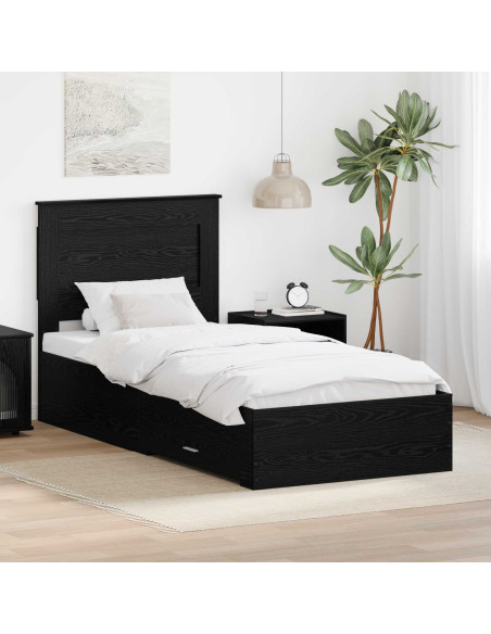 Struttura del letto con cassetto con testiera Legno multistrato