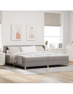 Letto a molle con materasso Talpa 200 x 200 cm Tessuto