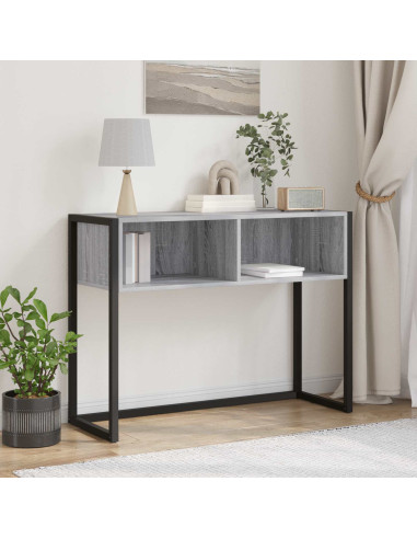 Tavolino Grigio Sonoma 100 x 36 x 75 cm Legno multistrato