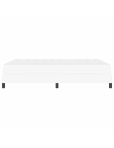 Struttura del letto Bianco Puro 160 x 200 cm Tessuto