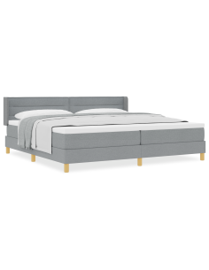 strongLetto a Molle / strong Grigio chiaro 200 x 200 cm