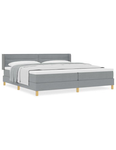 strongLetto a Molle / strong Grigio chiaro 200 x 200 cm