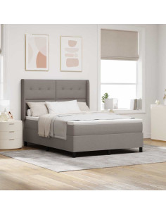 Letto a molle con materasso Talpa 140 x 190 cm Tessuto