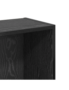 Libreria Rovere Nero 80 x 24 x 109 cm Legno multistrato