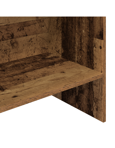 Armadio per Libri Legno vecchio 60 x 35 x 180 cm