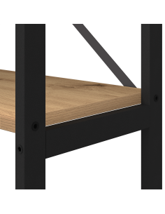 Libreria Rovere artigianale 156 x 25 x 167 cm Legno multistrato