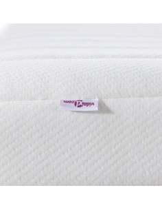 Materasso Bianco 140 x 190 cm Molle Insacchettate